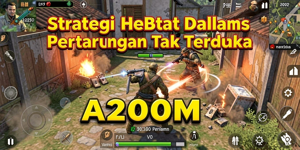Tampilan gameplay menarik dan penuh strategi dari A200M.