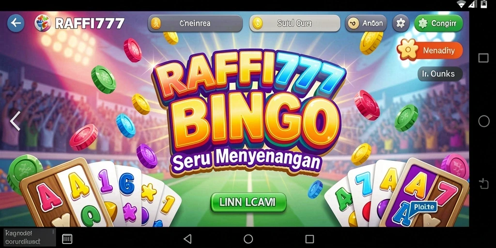 Tampilan gameplay RAFFI777 yang menarik dan penuh warna.