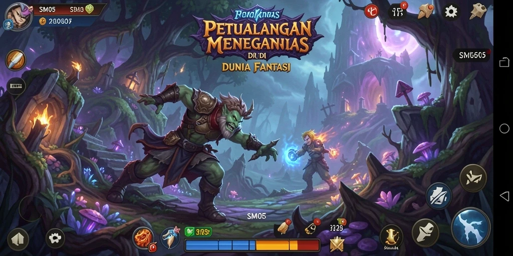 Gameplay menarik SM605 dengan berbagai tantangan petualangan.